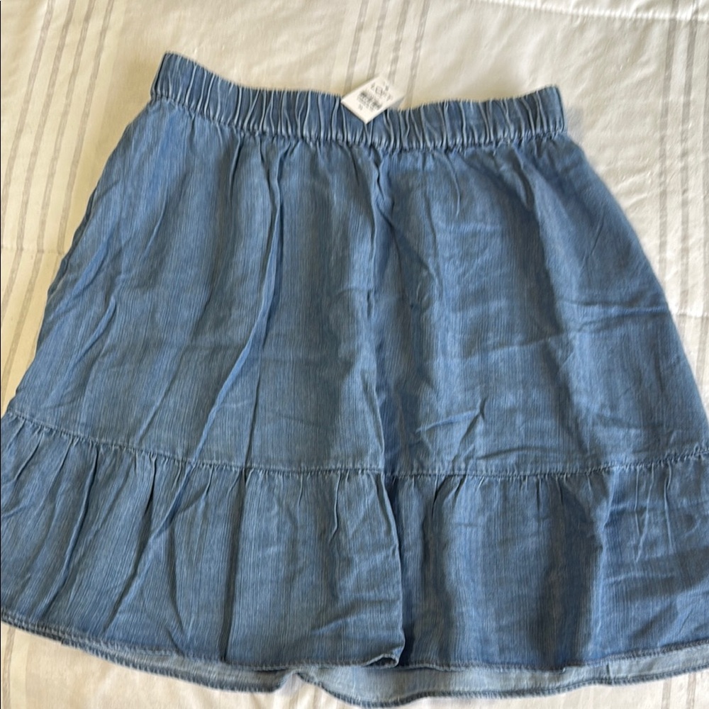 BNWT LOFT Blue Denim Skirt